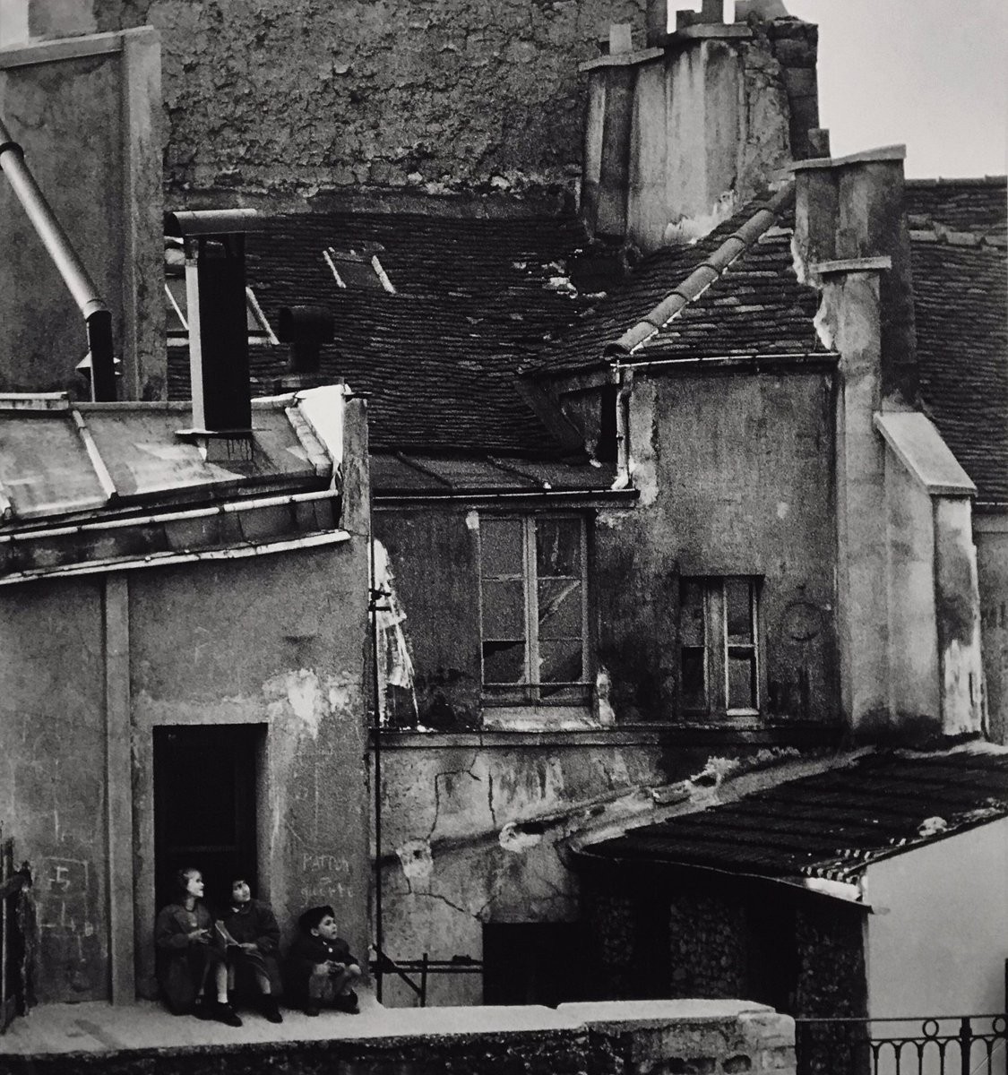 Монмартр, Париж, 1954. Фотограф Пьерджорджо Бранци