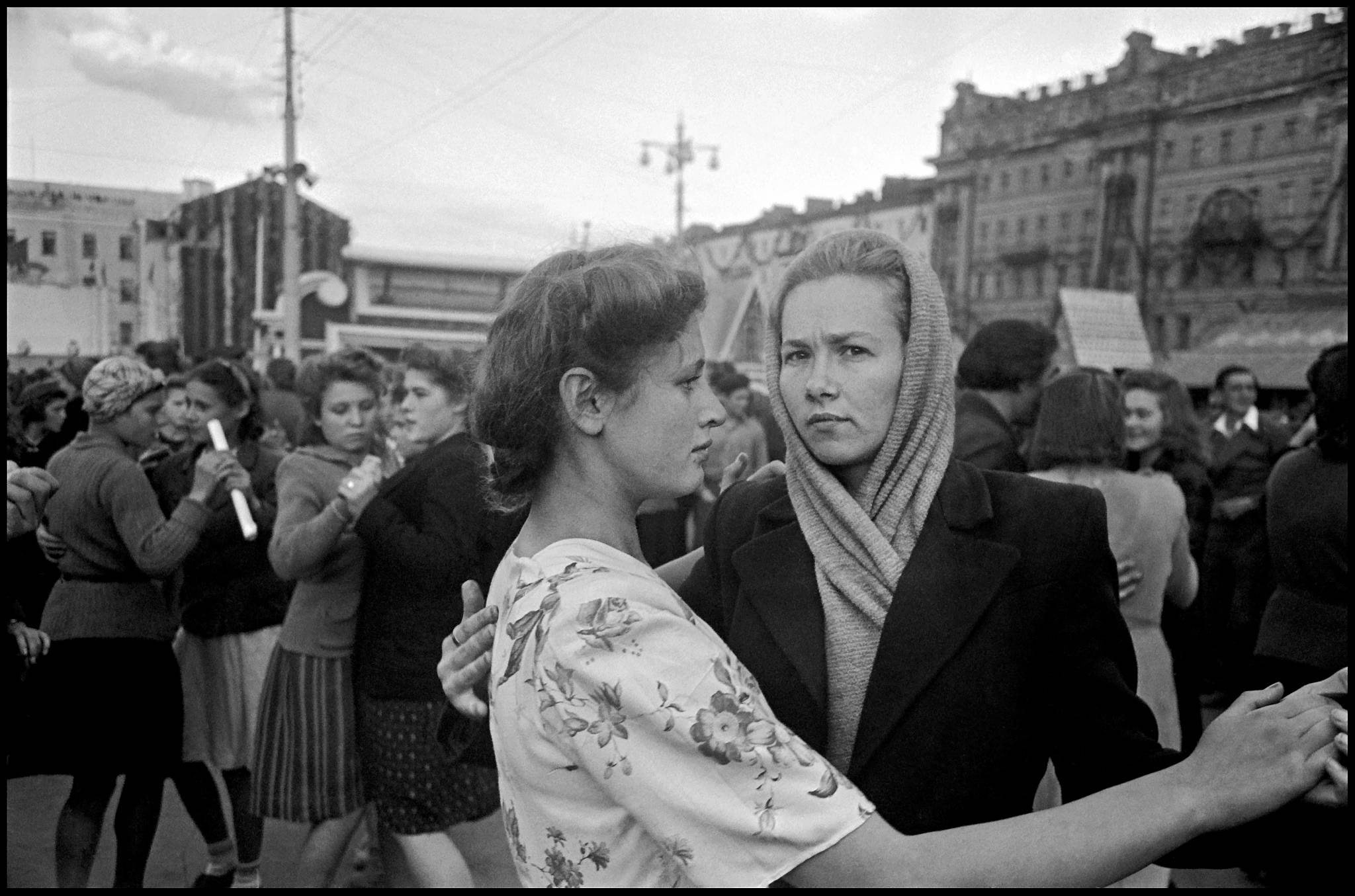 Москва, СССР, 1947. Фотограф Роберт Капа 