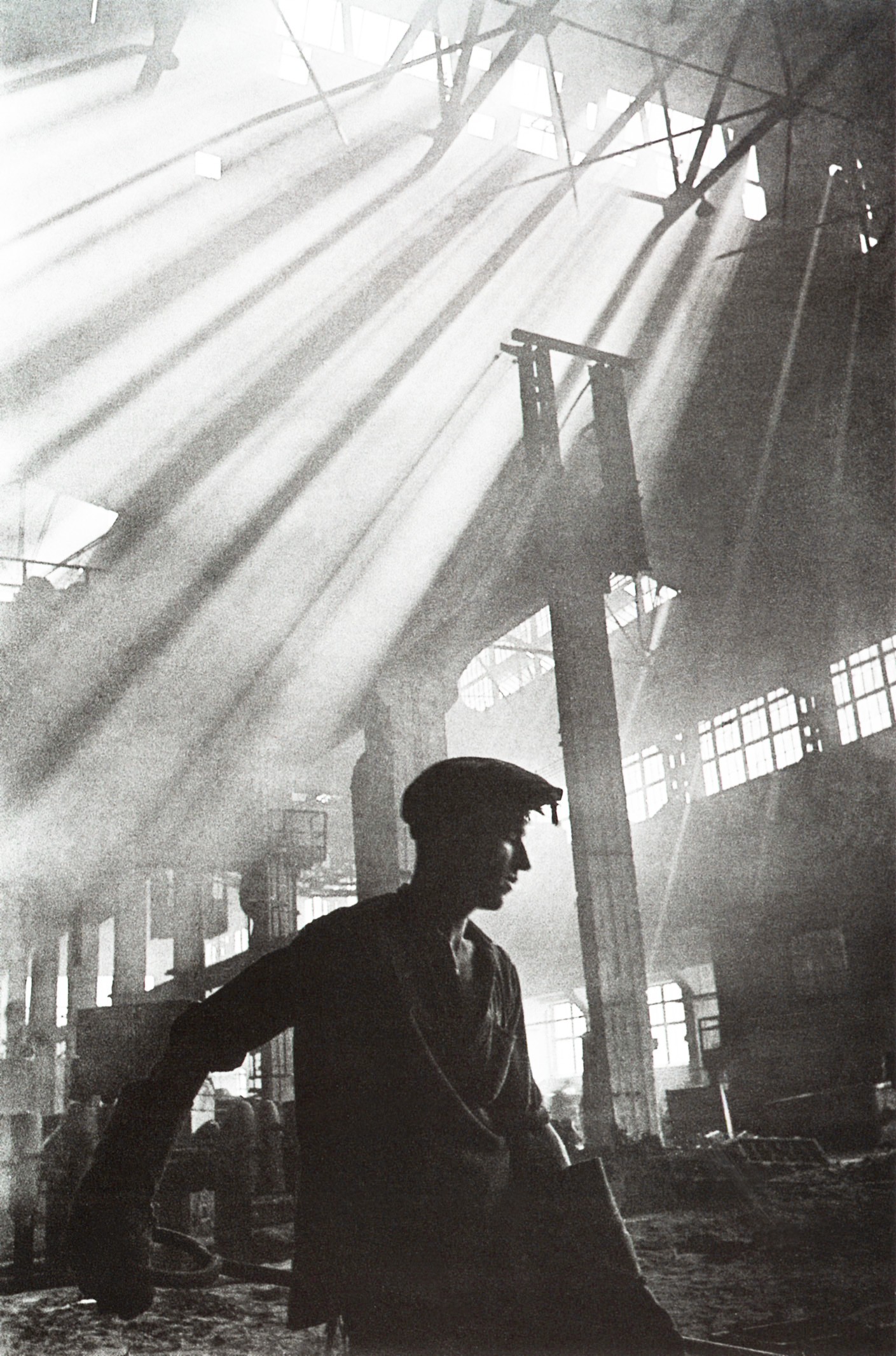 Сталевар, 1930-е. Фотограф Иван Шагин