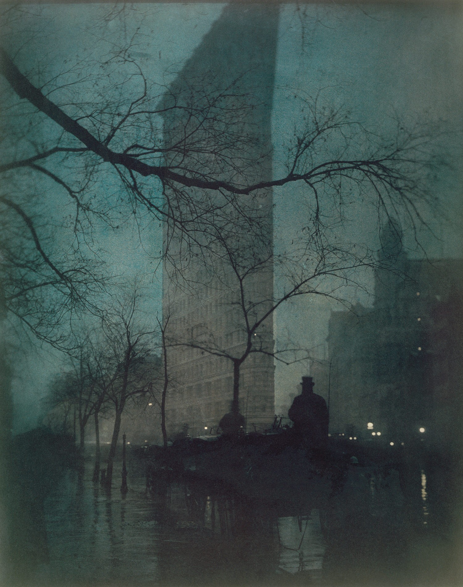 Флэтайрон-билдин, Нью-Йорк, 1904. Фотограф Эдвард Стейхен