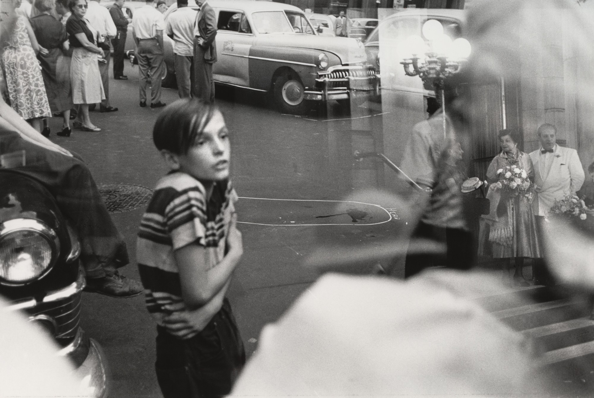 Несчастный случай, Нью-Йорк, 1949. Фотограф Луи Фаурер