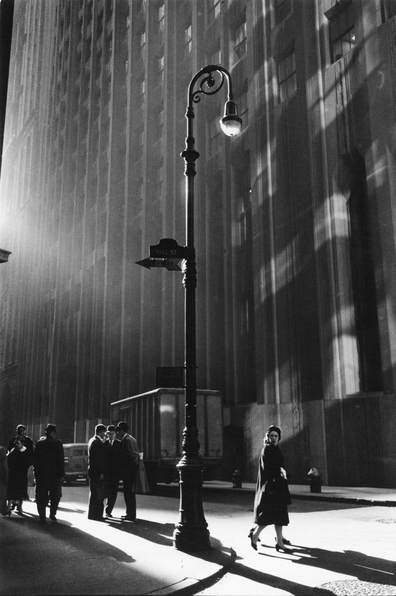 Уолл-стрит, Нью-Йорк, 1960. Фотограф Нил Либберт