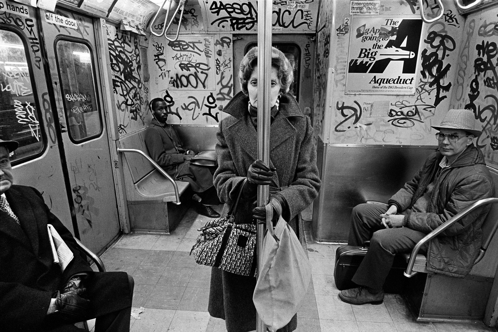 Метро, Нью-Йорк, 1980-е. Фотограф Ричард Сэндлер