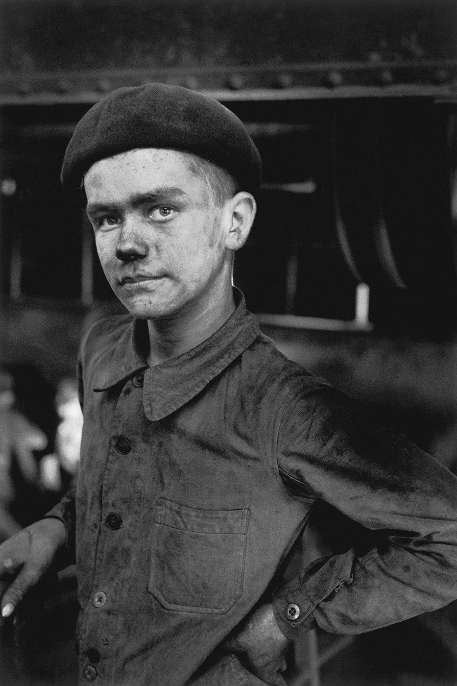 Молодой шахтер, Ленс, 1955. Фотограф Сабина Вайс