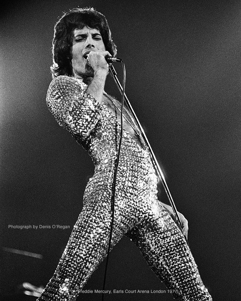 Концерт Queen в Лондоне, 1977 год. Фотограф Дэнис О'Риган