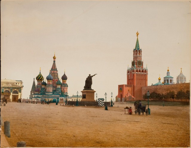 Вид на Красную площадь, Москва, ок. 1890. Фотограф Джозеф Дазиаро