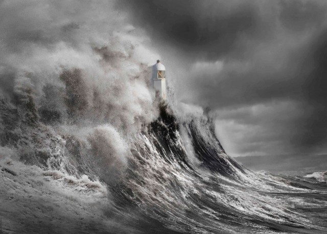 «Драма на маяке». Уэльс. Фотограф Алекс Гжика