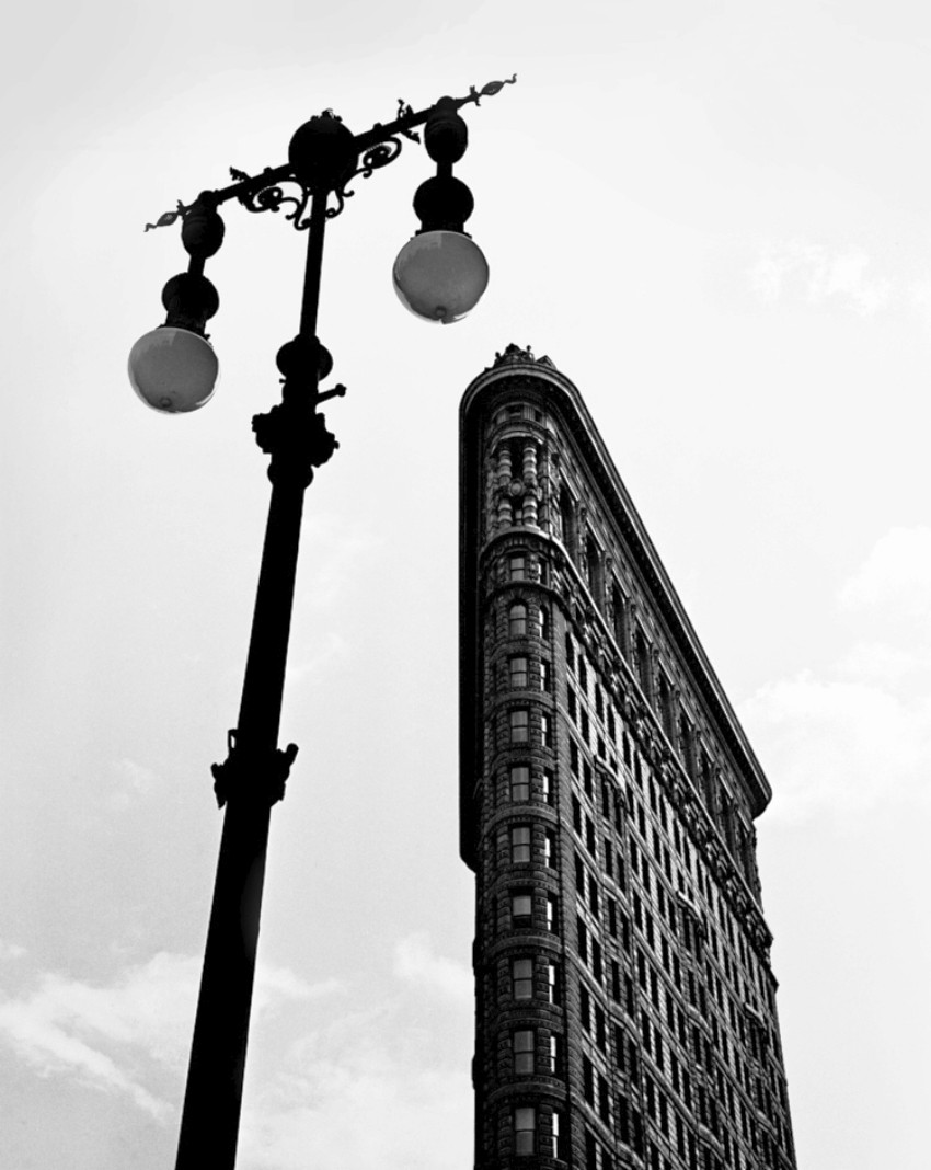 Флэтайрон-билдинг, Нью-Йорк, 1947. Фотограф Фред Стайн