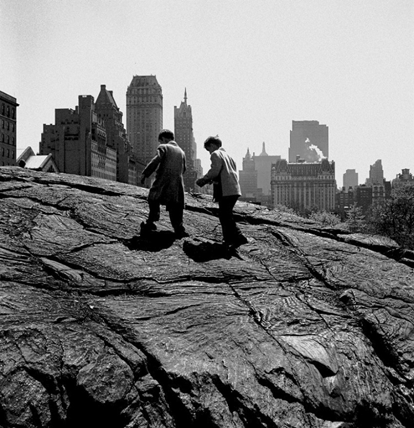 Скалы для восхождения, Нью-Йорк, 1948. Фотограф Фред Стайн
