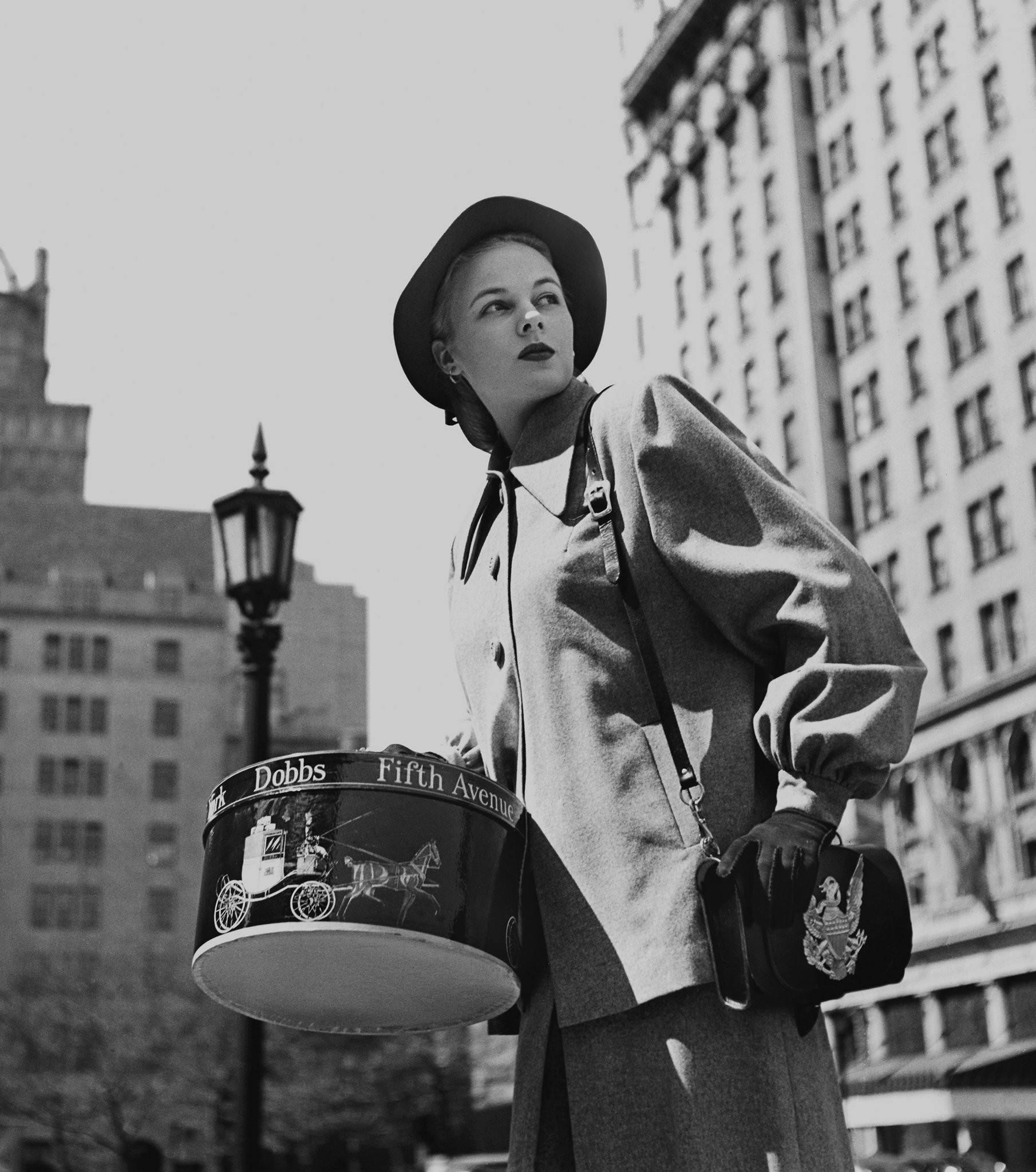 Пятая авеню, Нью-Йорк, 1946. Фотограф Фред Стайн