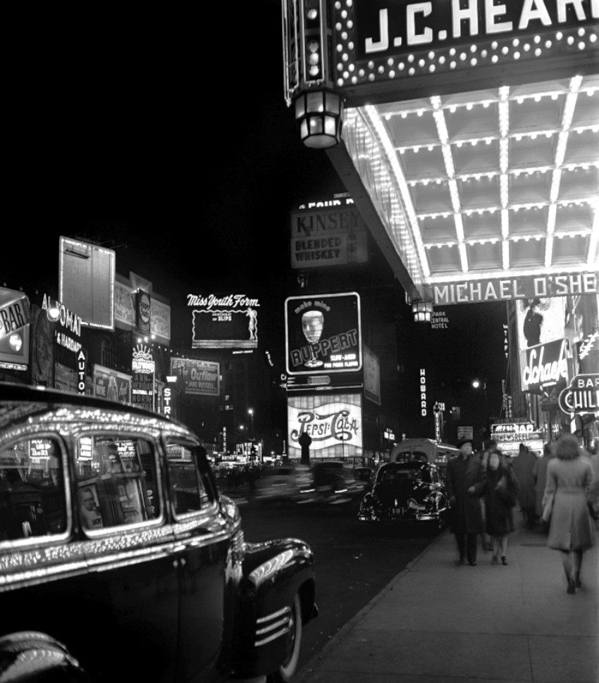 Нью-Йорк, 1947. Фотограф Фред Стайн