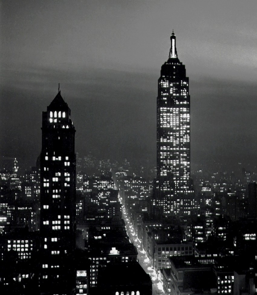 Ночь Нью-Йорка, 1946. Фотограф Фред Стайн
