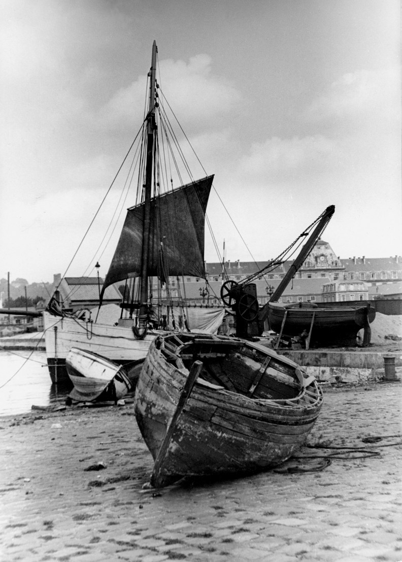 Лодки, Париж, 1935. Фотограф Фред Стайн