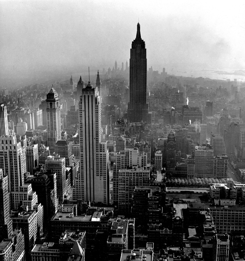 Горизонт, Нью-Йорк, 1947. Фотограф Фред Стайн