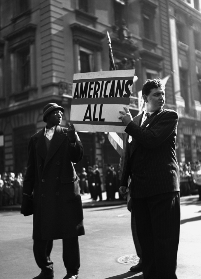 Все американцы, Нью-Йорк, 1943. Фотограф Фред Стайн