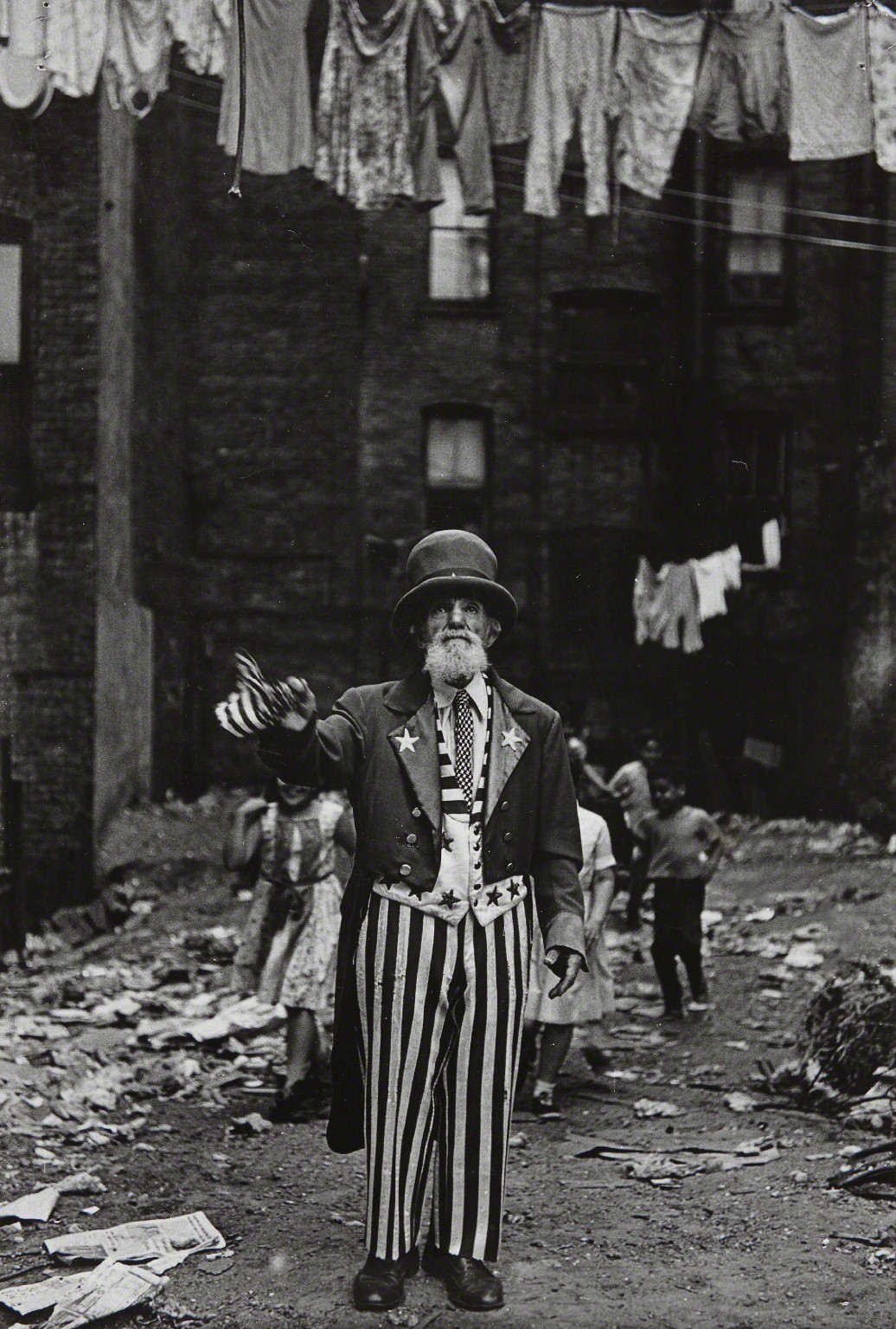 Макс Максвелл Ландар, дядя Сэм, Нью-Йорк, 1961. Фотограф Диана Арбус
