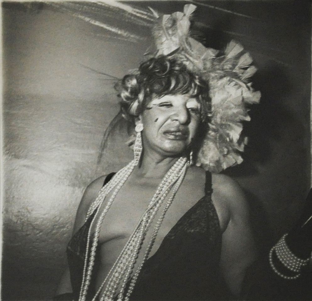 Трансвестит на балу, Нью-Йорк, 1970. Фотограф Диана Арбус