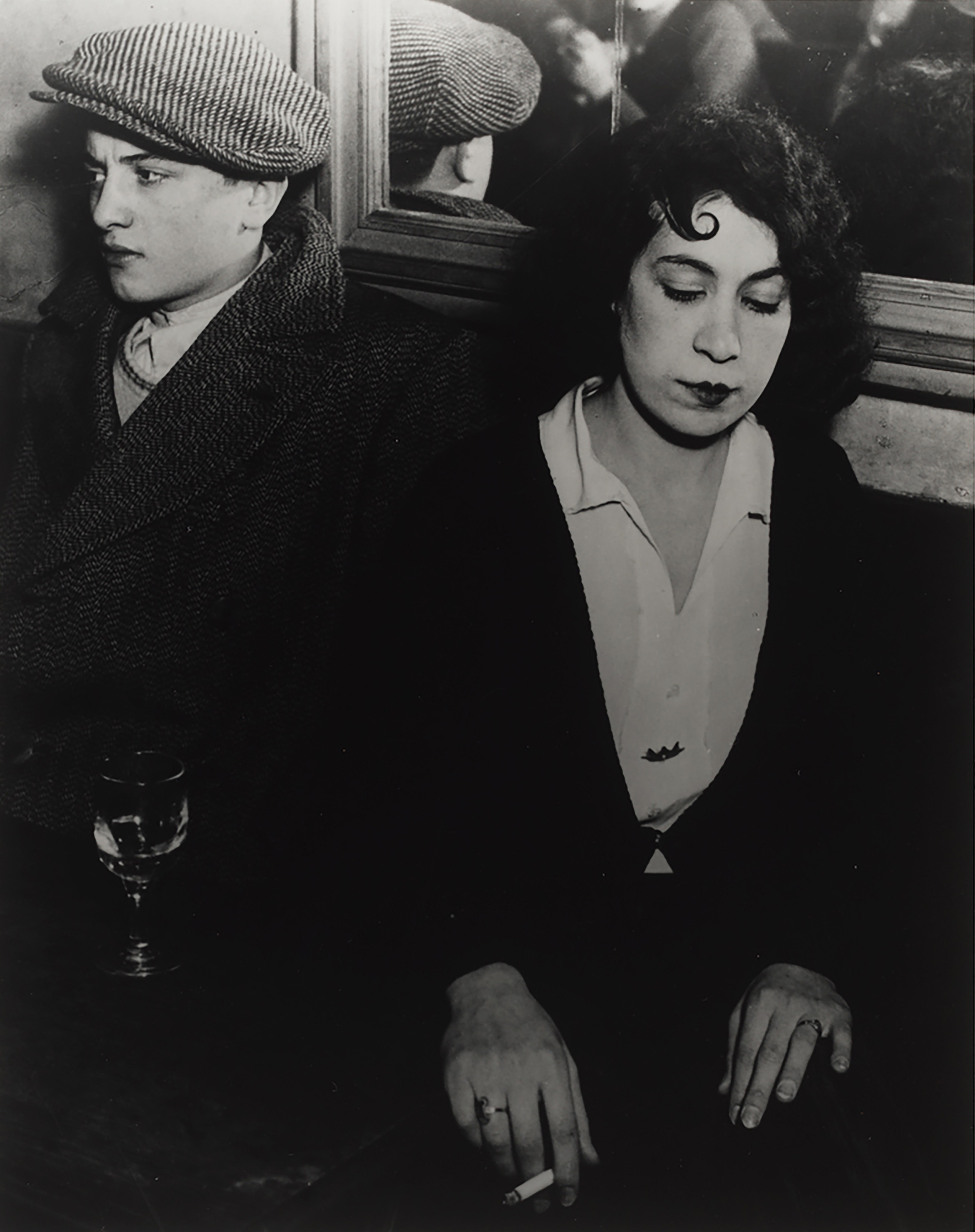 Пара любовников, 1932. Фотограф Брассаи