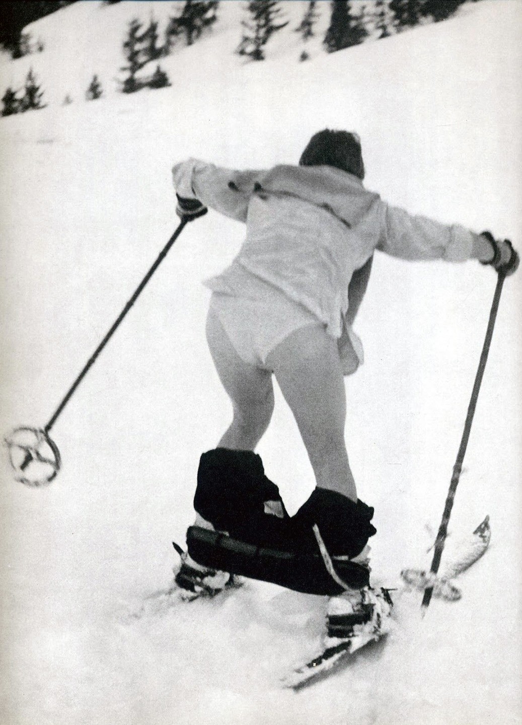 На лыжах. Фотограф Жак Анри Лартиг