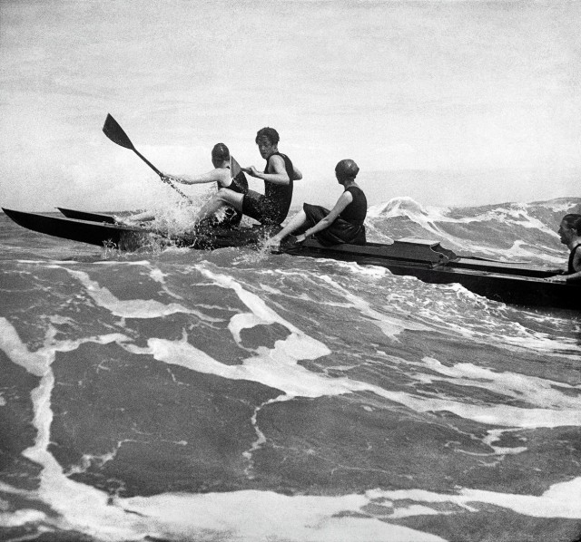 Довиль, 1917. Фотограф Жак Анри Лартиг
