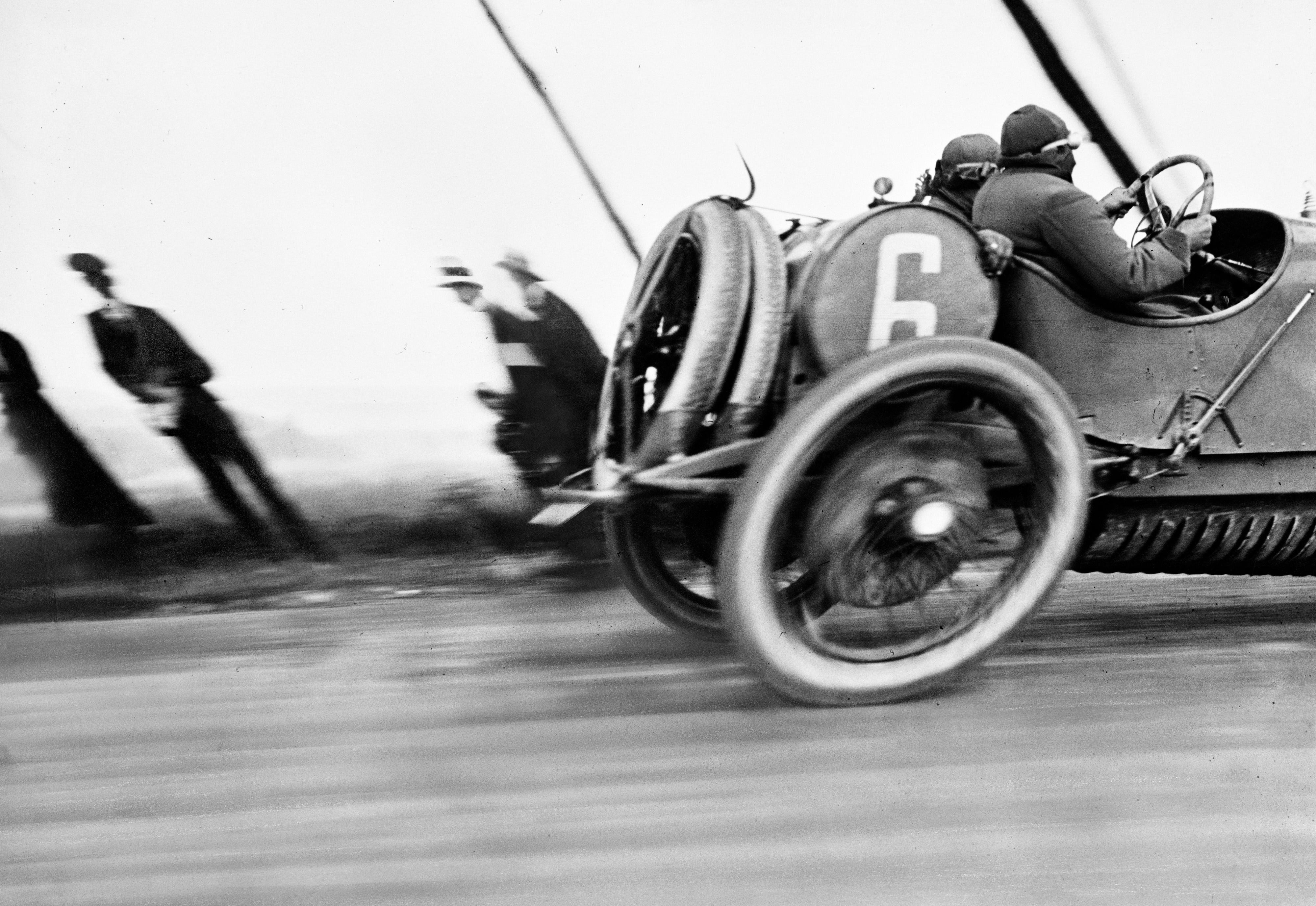 Гран-при автомобильного клуба Франции, Дьеп, 1912. Фотограф Жак Анри Лартиг