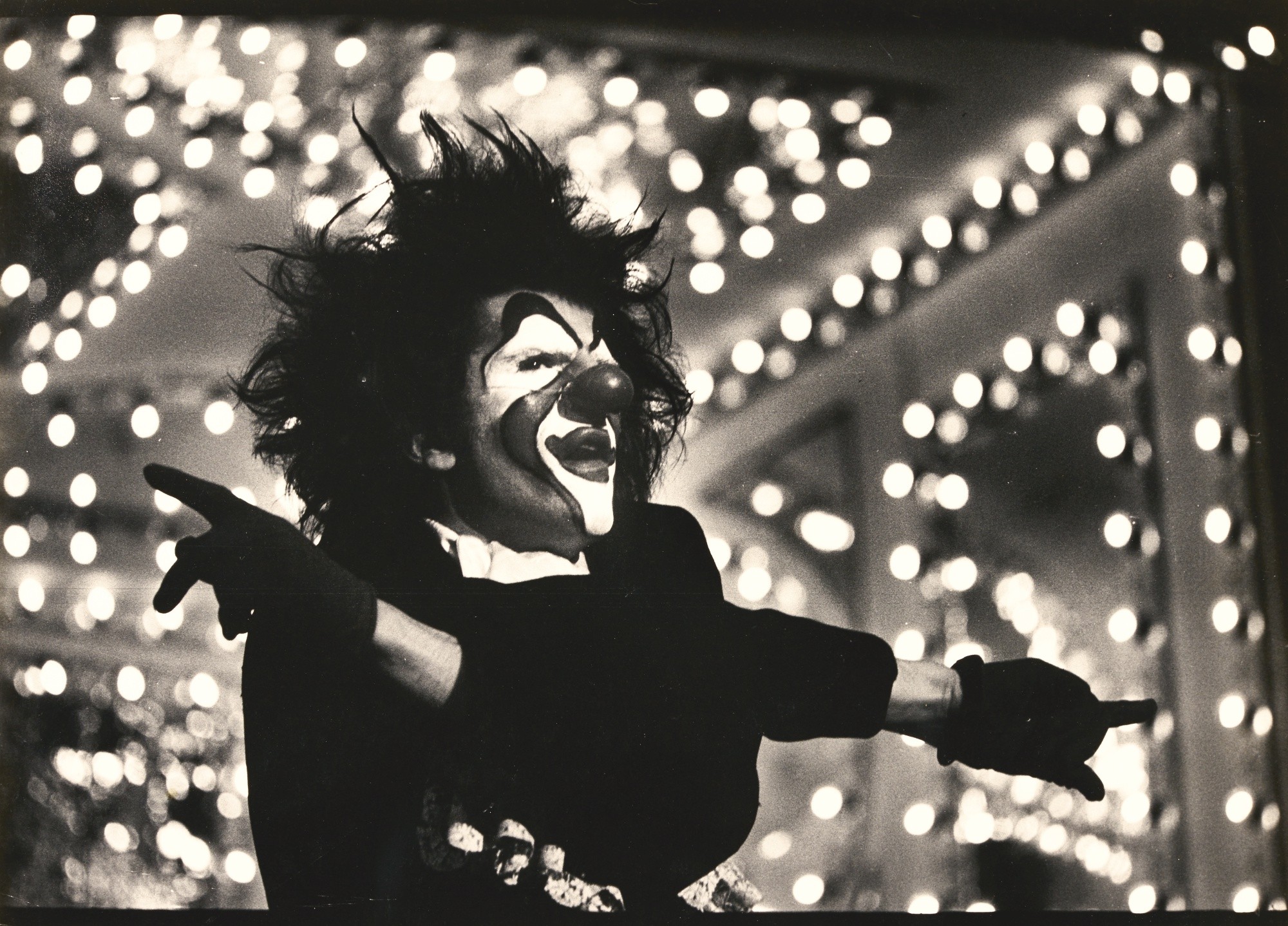 Клоун, 1969. Фотограф Мартина Франк