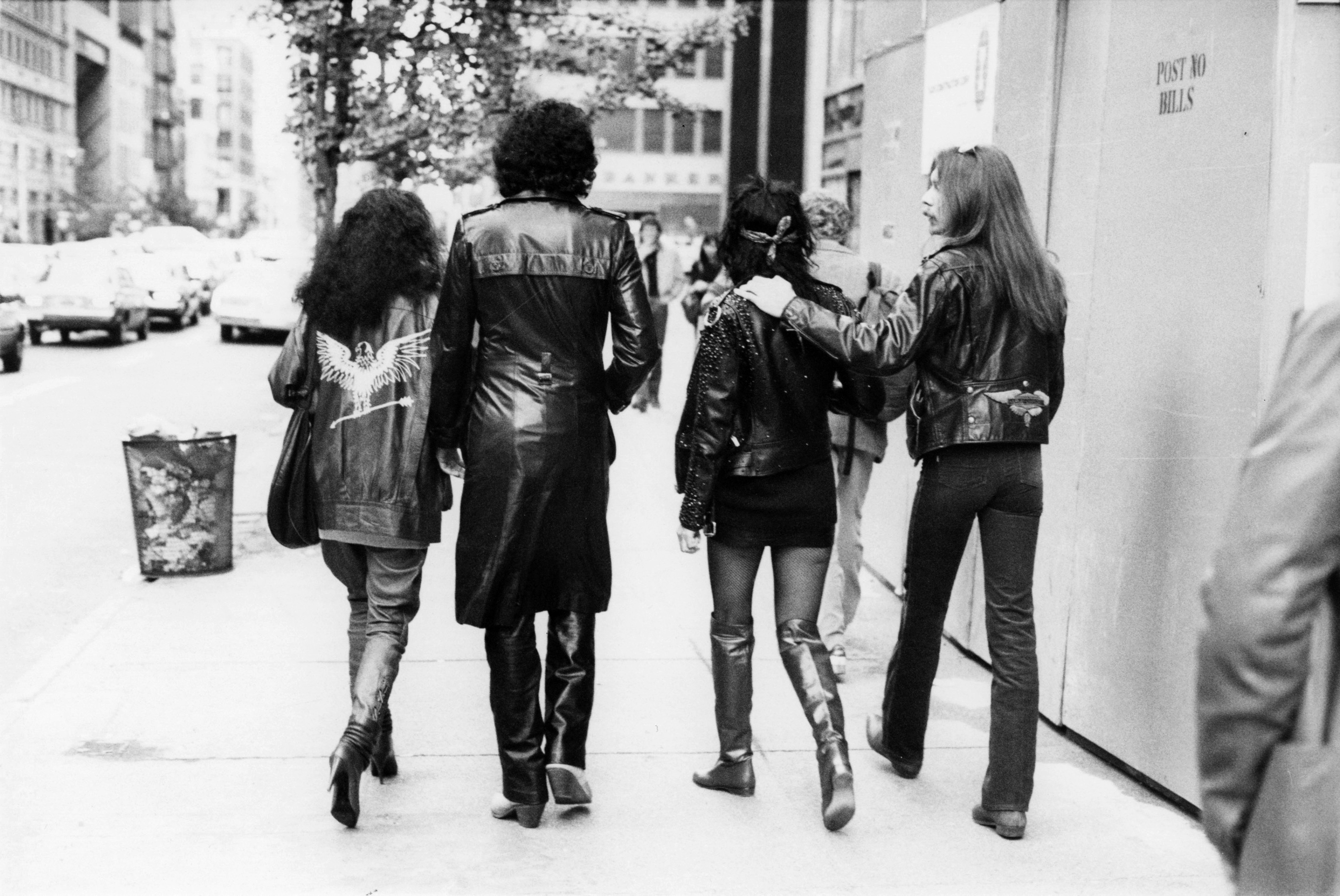 Дайана Росс, Джин Симмонс, Шер и Лес Дудек, Нью-Йорк, 1979-1982. Фотограф Билл Каннингем