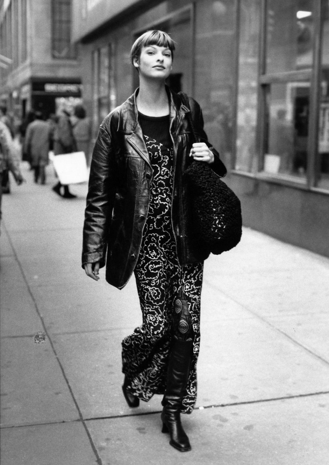 Линда Евангелиста, 1980. Фотограф Билл Каннингем 