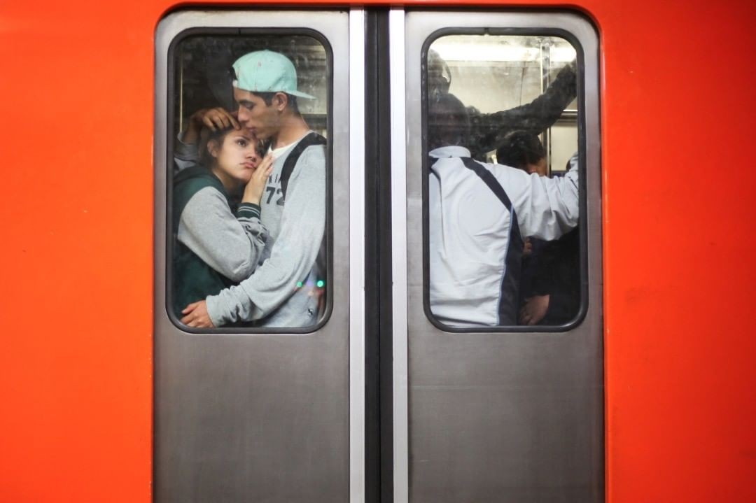Момент в метро, Мехико. Автор Quentin Cherrier