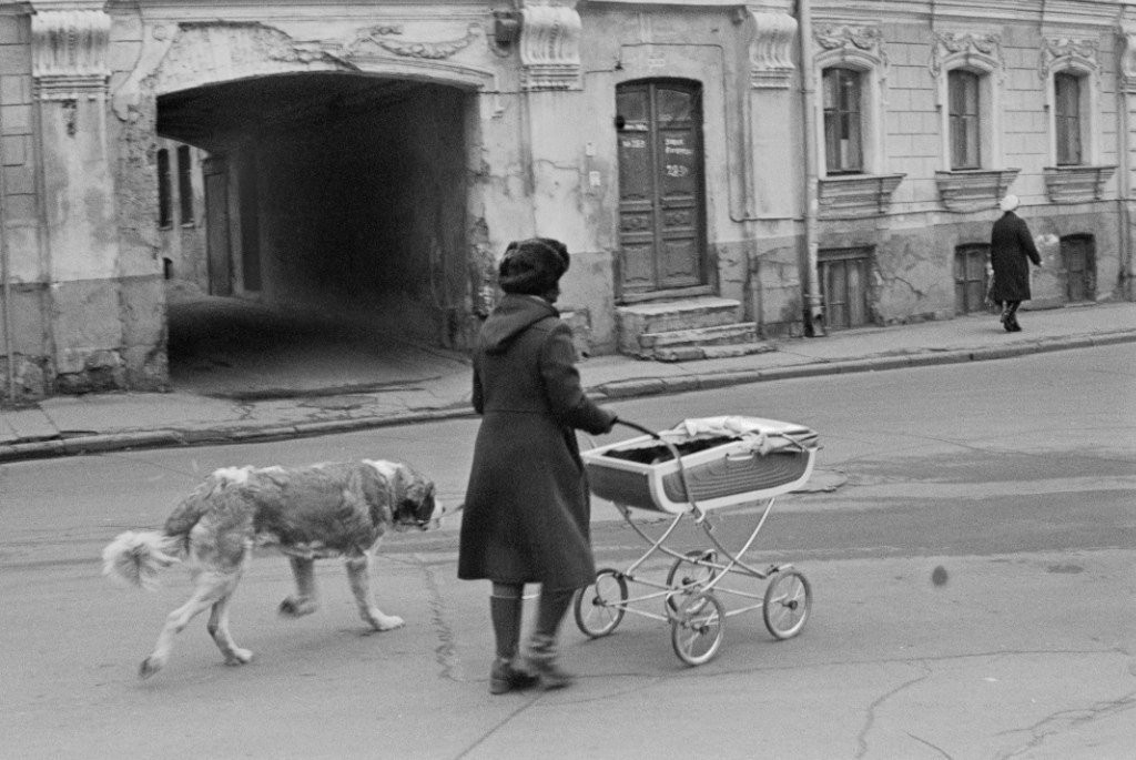 Район Остоженки, Москва, конец 1980-х. Фотограф Игорь Пальмин