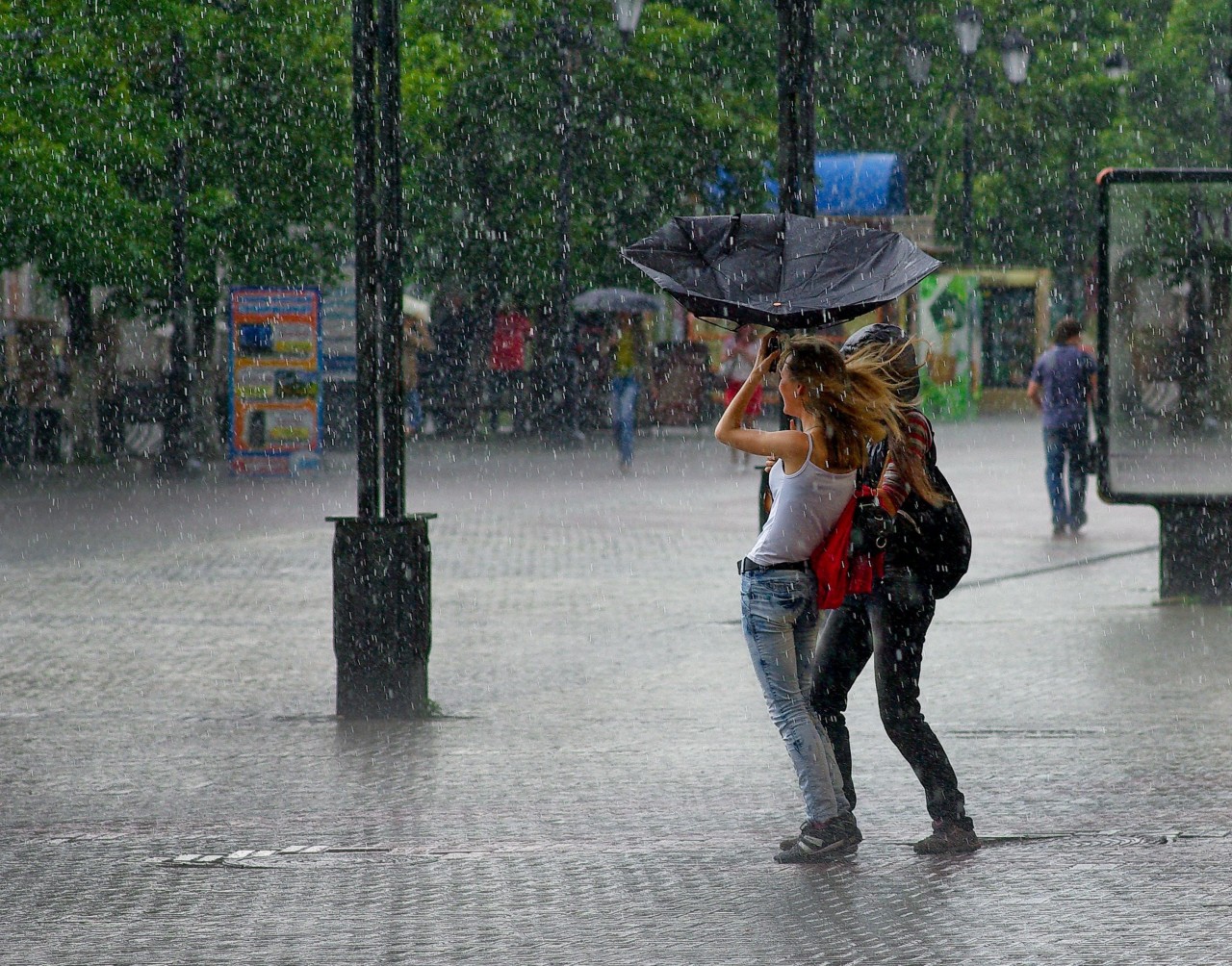 Летний дождь. Фотограф Сергей Коляскин