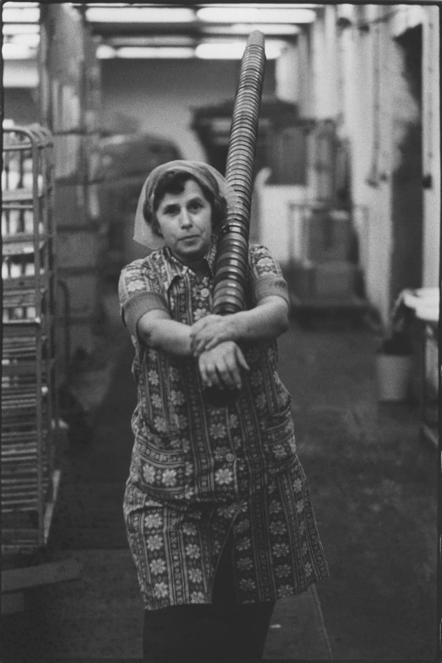 Текстильный комбинат, Витшток, Бранденбург, 1984, ГДР. Фотограф Уте Малер