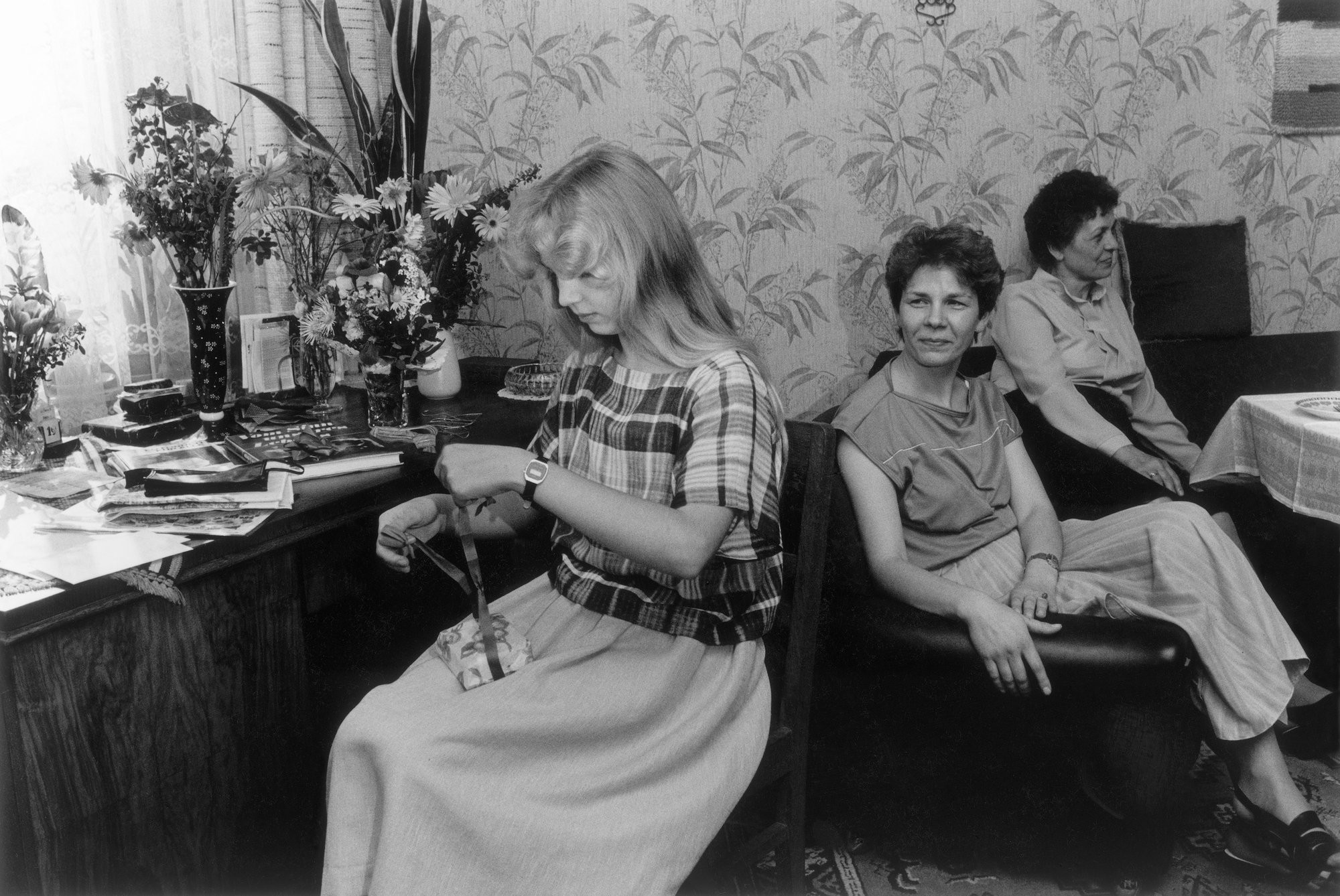 Из молодёжной серии для Sibylle. Берлин, ГДР, 1986. Фотограф Уте Малер 