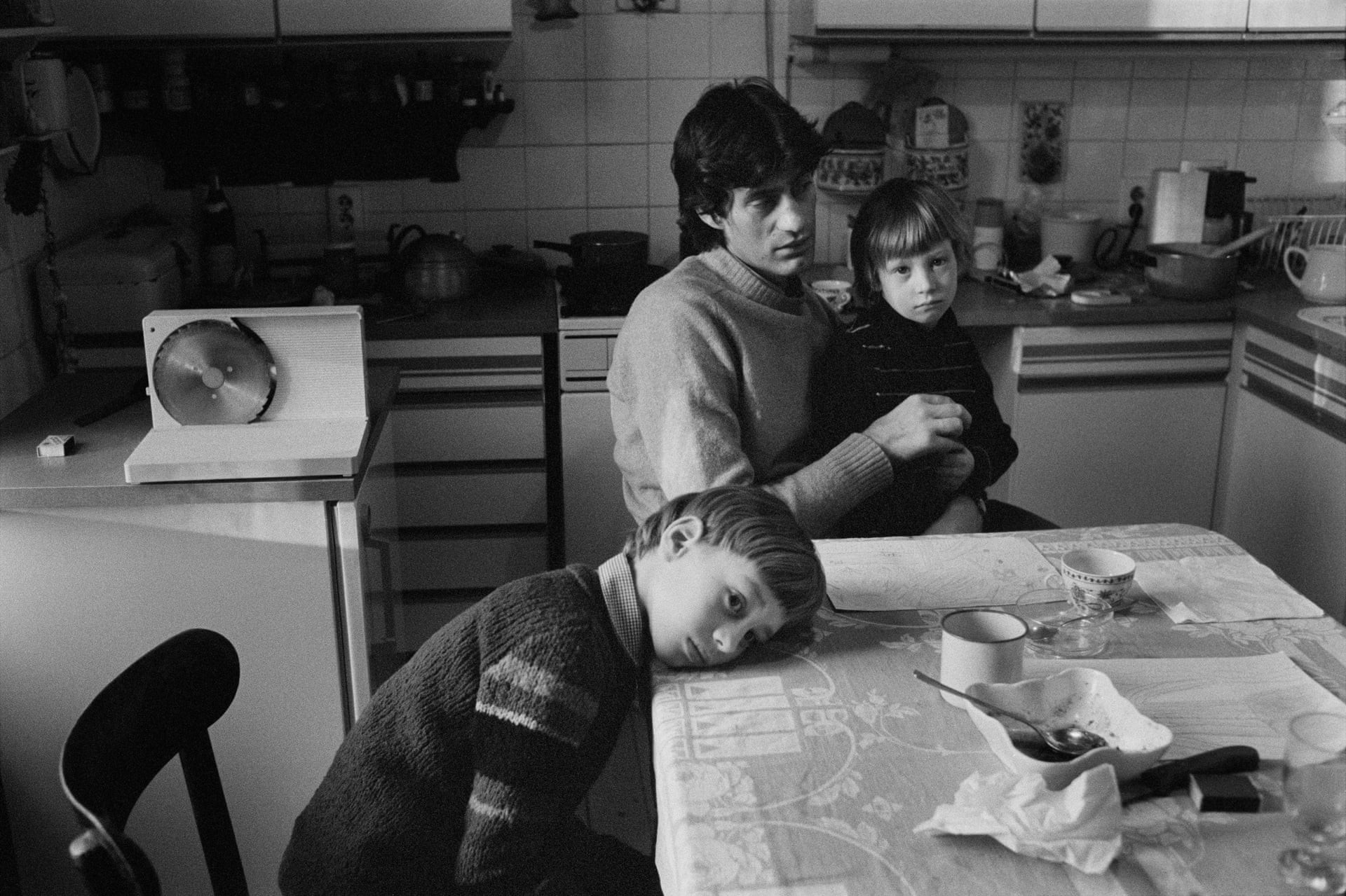Винфрид Глатцедер с Робертом и Филиппом, 1982. Фотограф Уте Малер