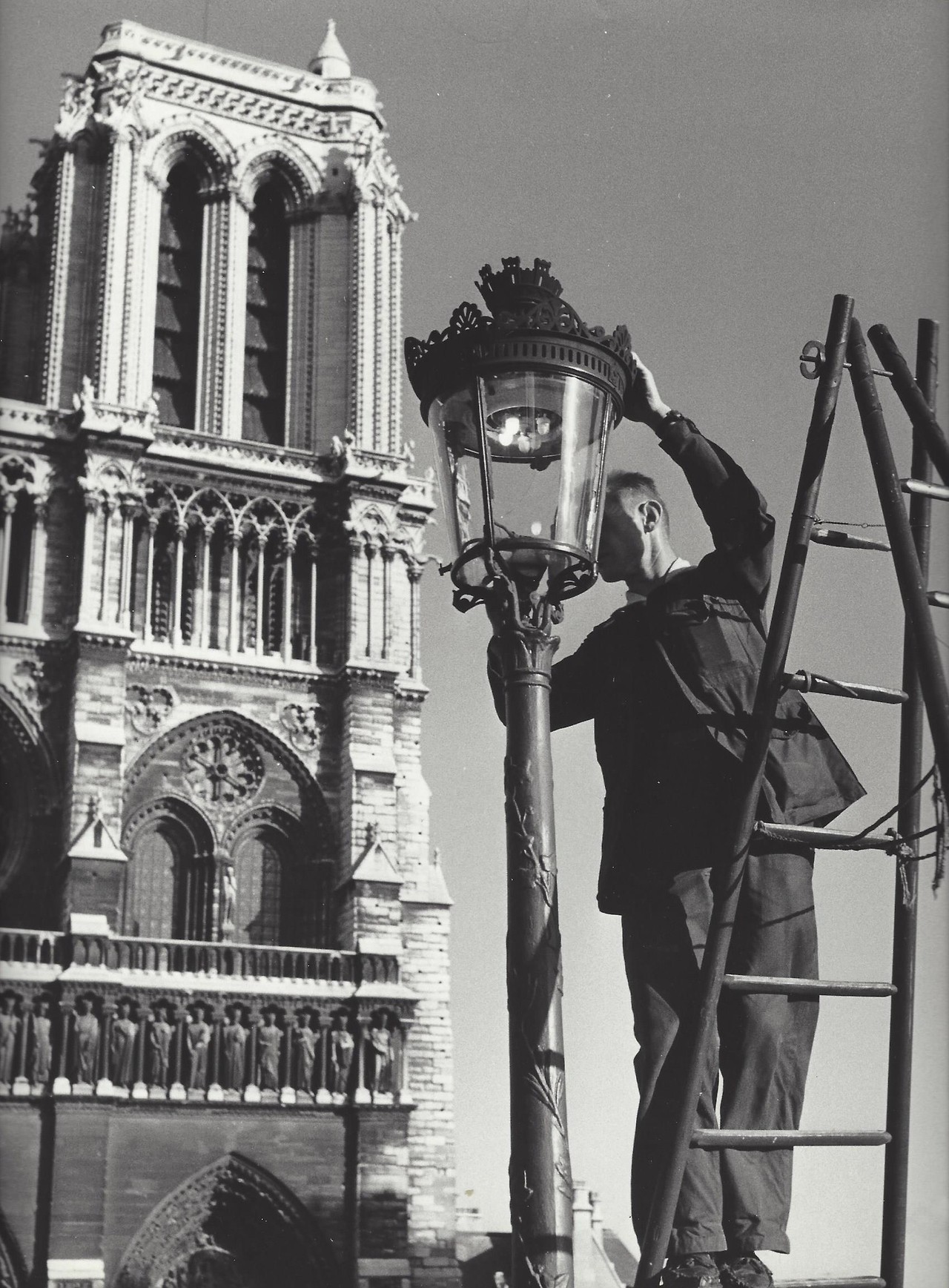Нотр-Дам, Париж, 1950-е. Фотограф Кис Шерер