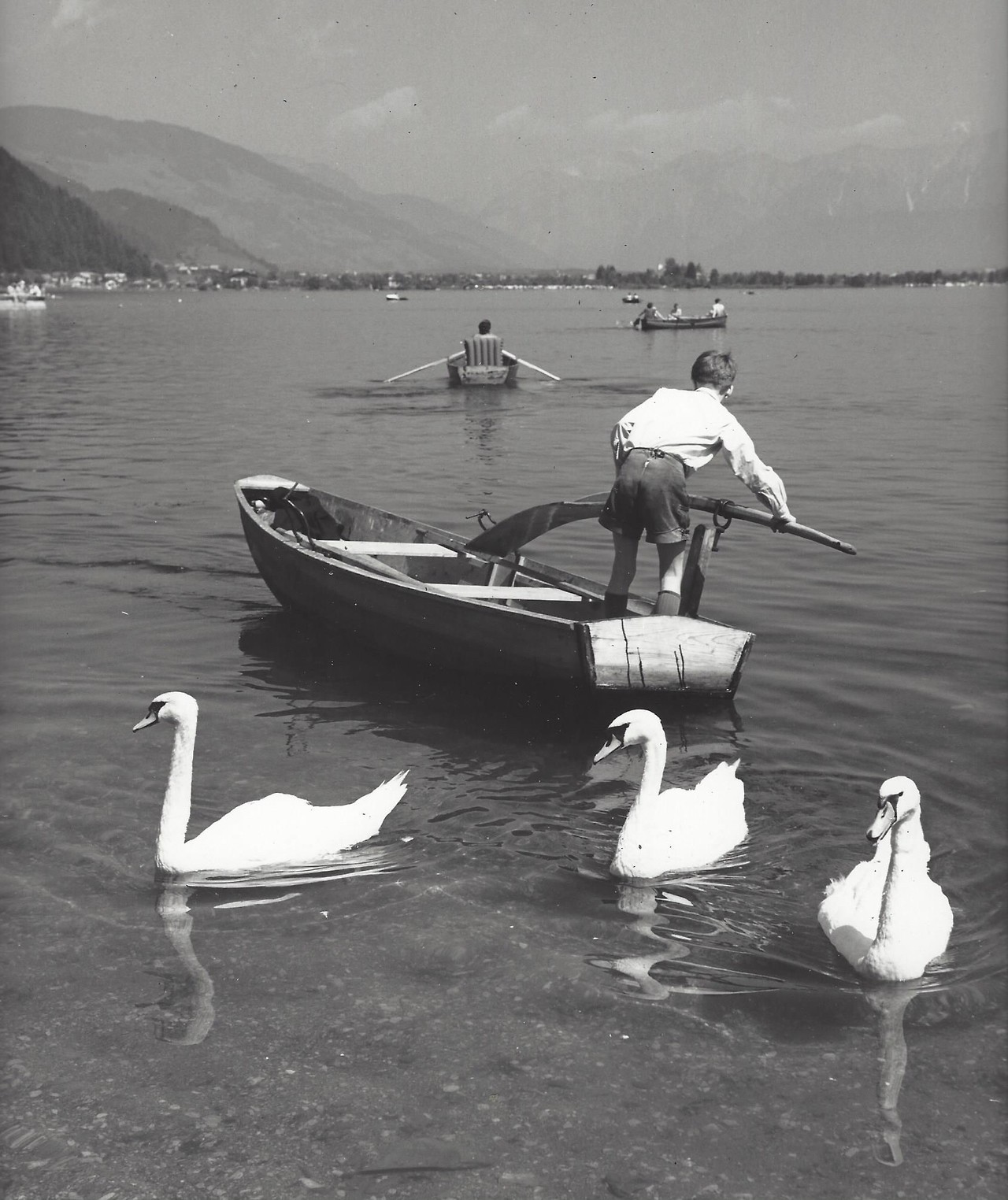 Целль-ам-Зе, Австрия, 1960-е. Фотограф Кис Шерер