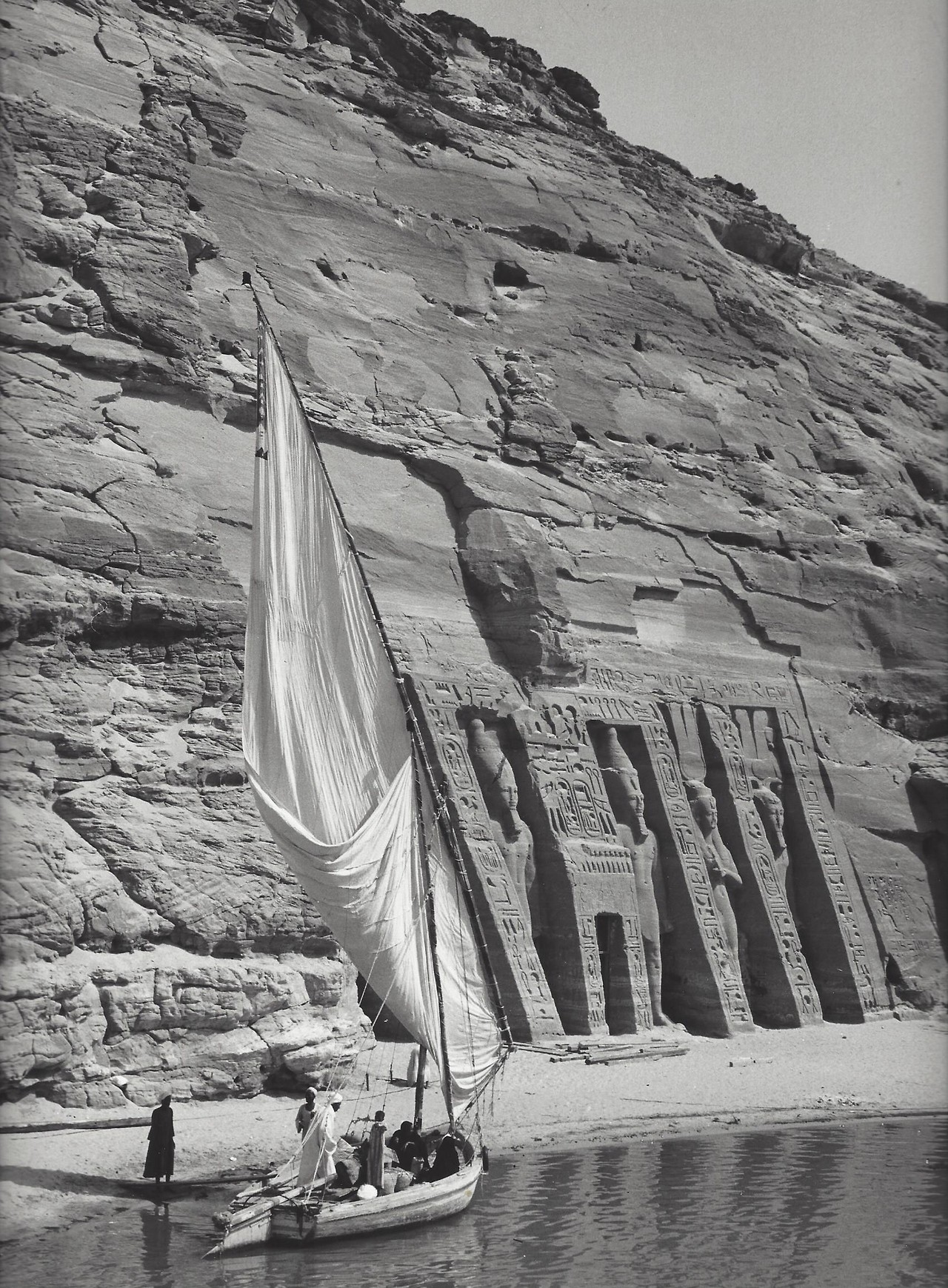 Храм в скале Абу-Симбел, Египет, 1960-е. Фотограф Кис Шерер