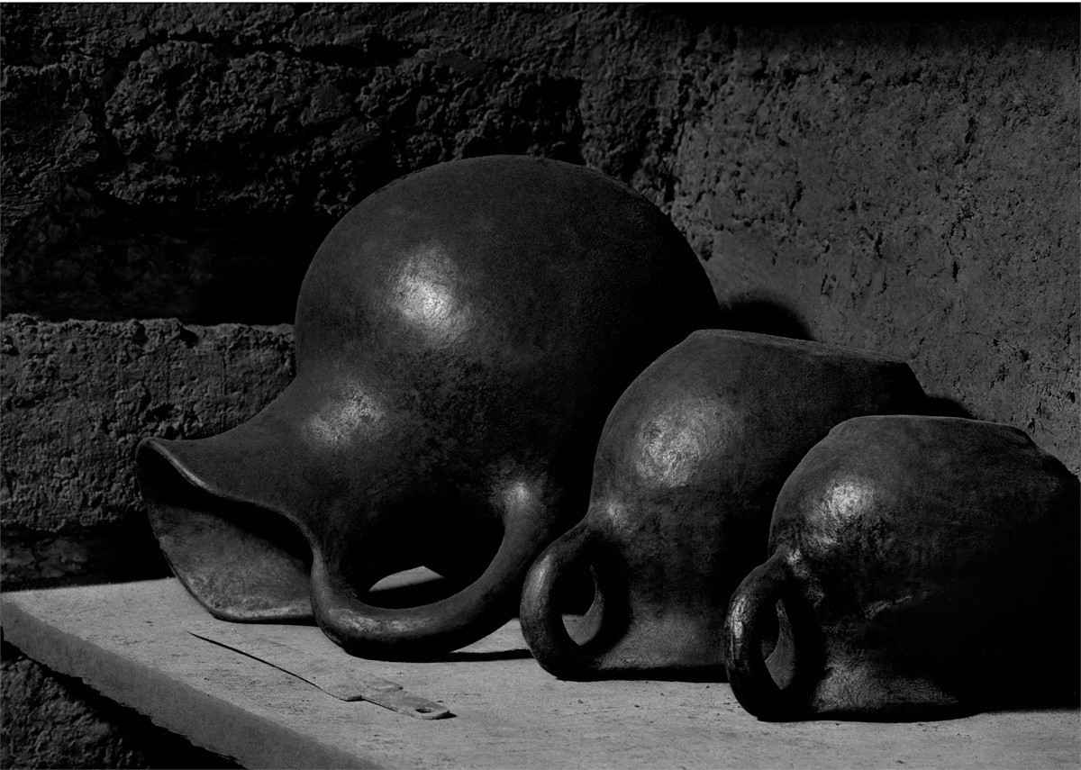 Чёрные горшки, Мексика, 1982. Фотограф Флор Гардуньо