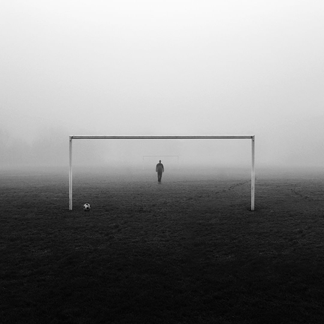 Футбольные ворота. Фотограф Мартин Добеш