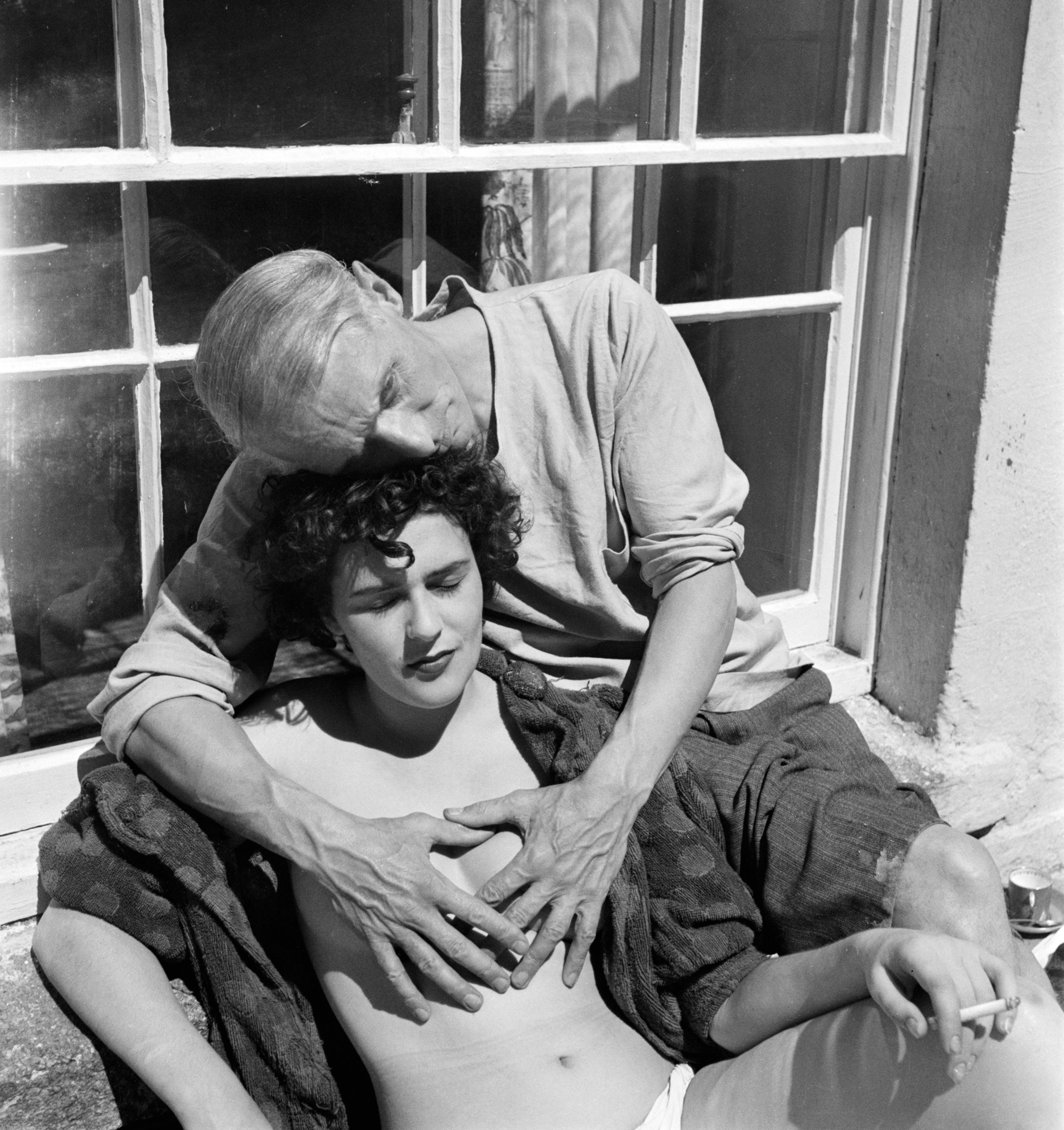 Леонора Каррингтон и Макс Эрнст, Англия, 1937. Фотограф Ли Миллер
