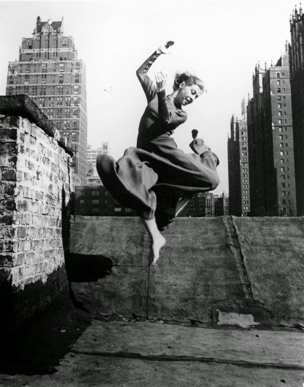 Рената Шоттелиус в Нью-Йорке, 1953. Фотограф Эллен Ауэрбах