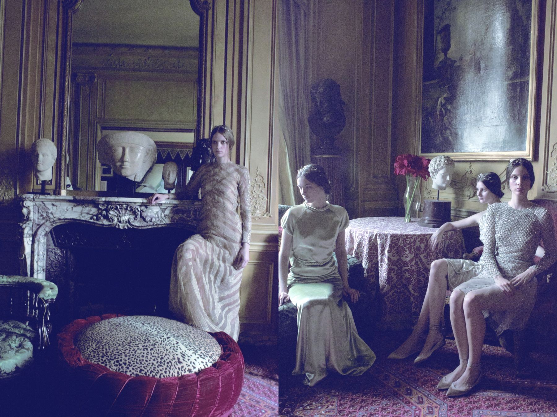 Модели Valentino, Vogue Italia, 2011. Фотограф Дебора Турбевилль