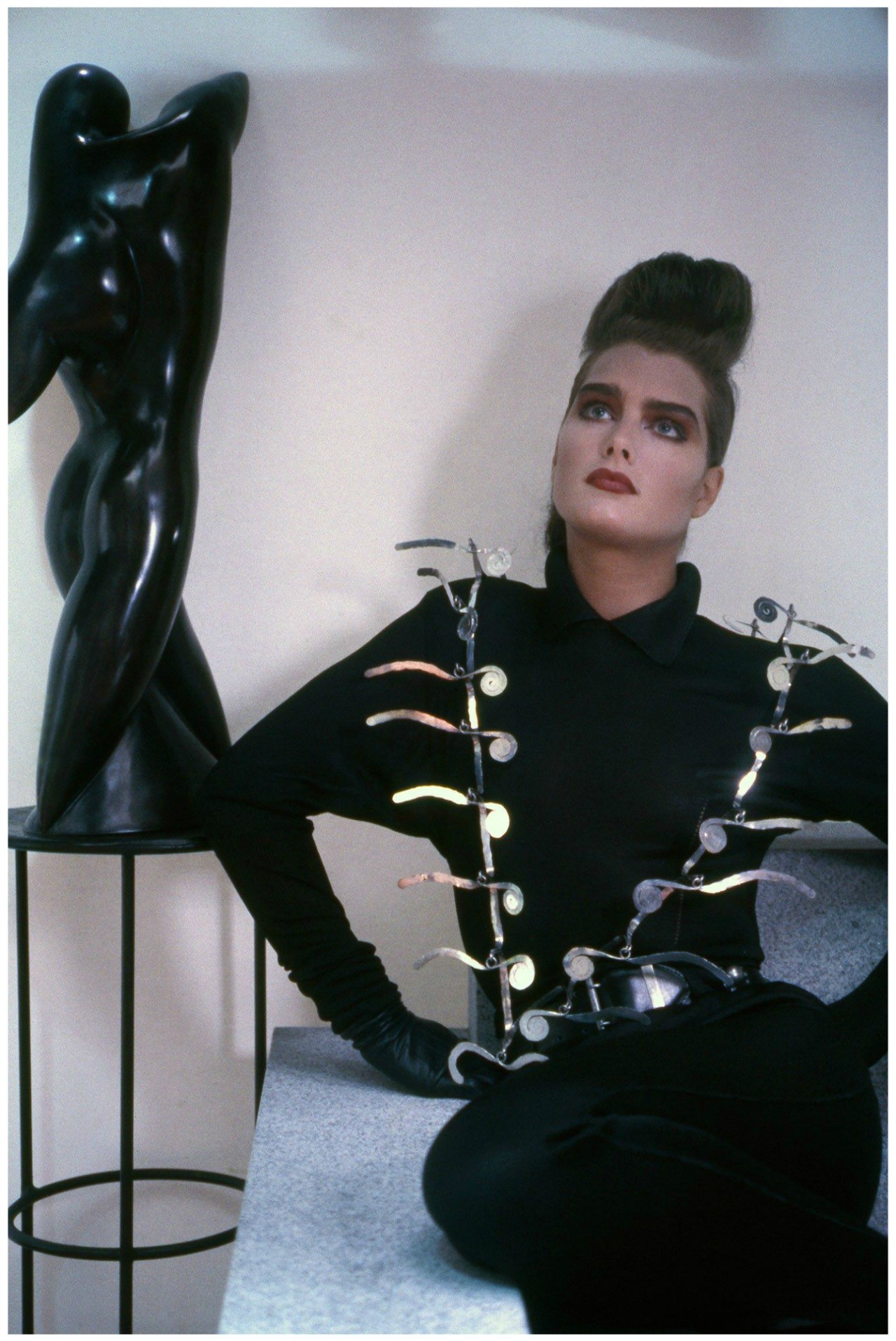 Брук Шилдс для Vogue. 1985 год. Фотограф Шейла Мецнер
