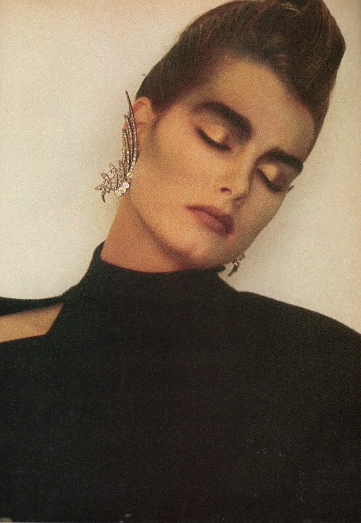 Брук Шилдс для Vogue. 1985 год. Фотограф Шейла Мецнер