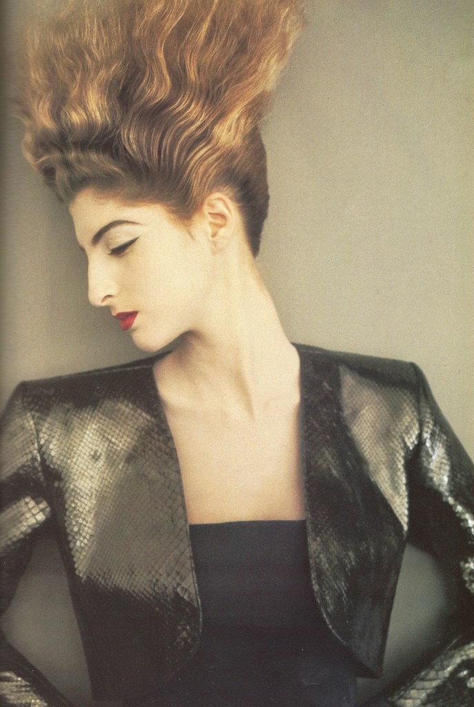 Vogue,1986 год. Фотограф Шейла Мецнер