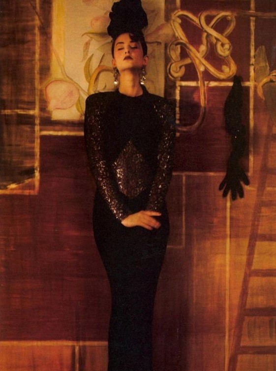 Для Vogue. 1985 год. Фотограф Шейла Мецнер
