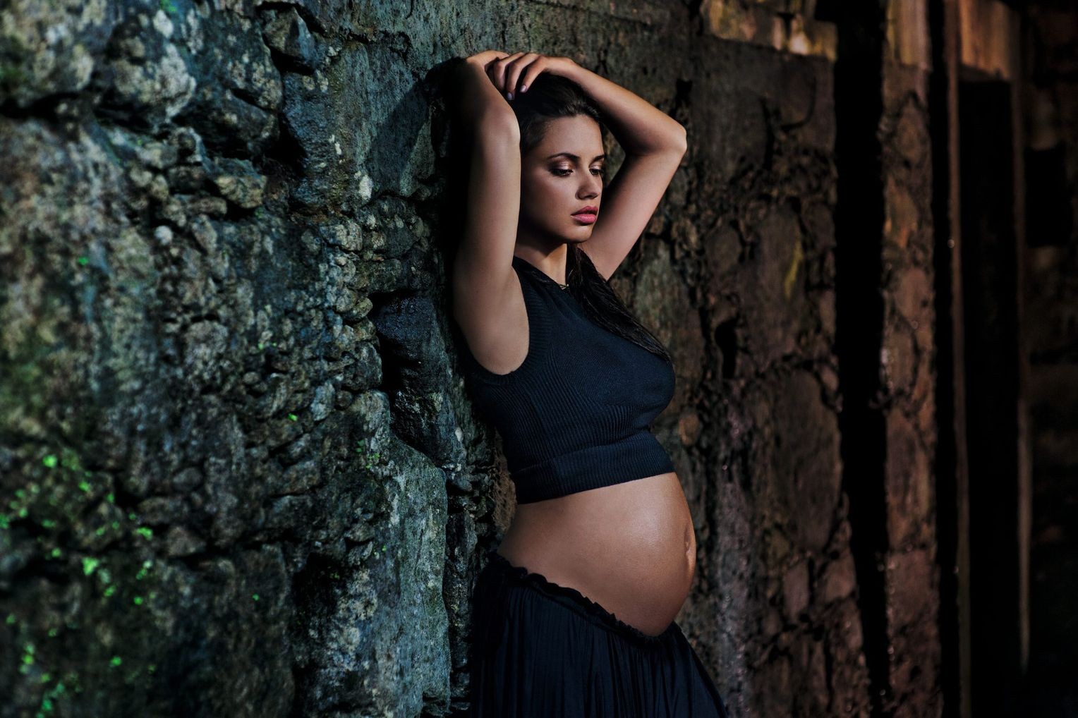 Адриана Лима, первая беременная модель в Календаре Пирелли, 2013. Фотограф Стив Маккарри