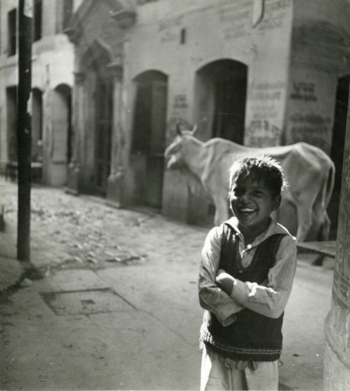 Индия. Бенарес (Варанаси), 1953 год. Фотограф Жан-Филипп Шарбонье