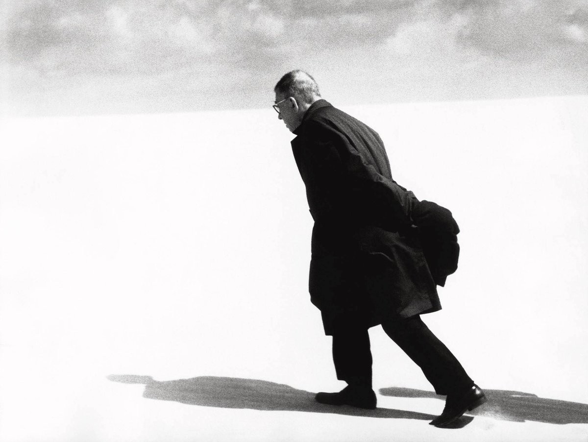 Жан-Поль Сартр в Ниде, 1965. Фотограф Антанас Суткус
