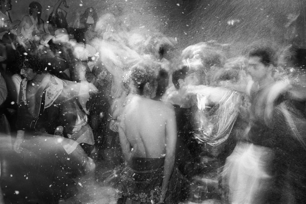 Танцпол в Хэллоуин, «Студия 54», 1978 год. Фотограф Хассе Перссон